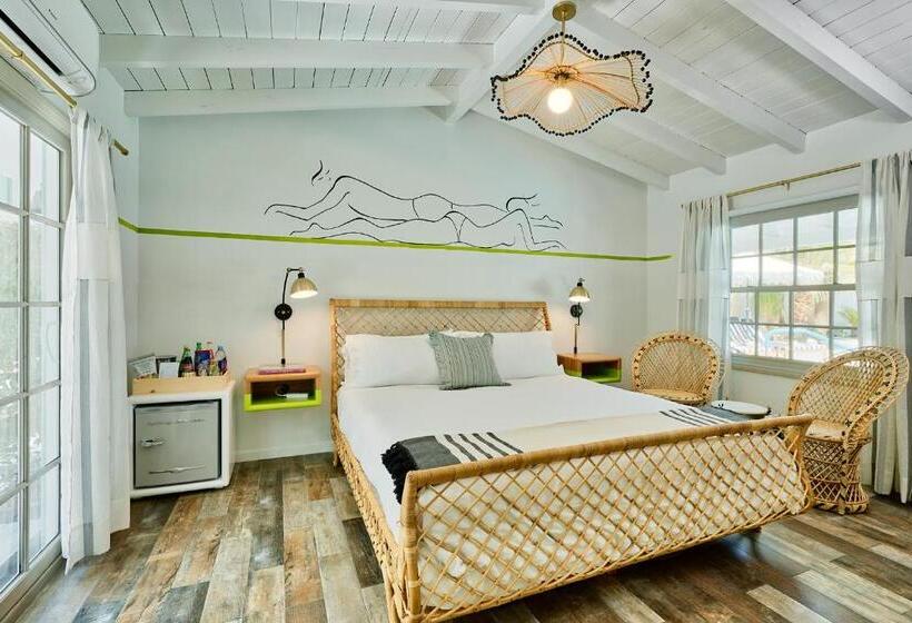 اتاق استاندارد با تخت بزرگ, Dive Palm Springs