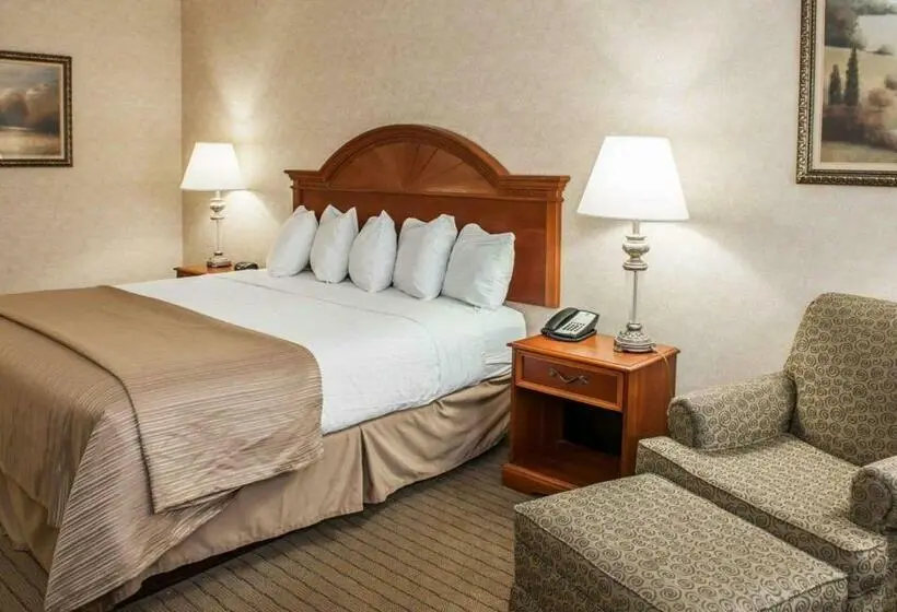 キングサイズベッドのスタンダードルーム, Quality Inn Castleton