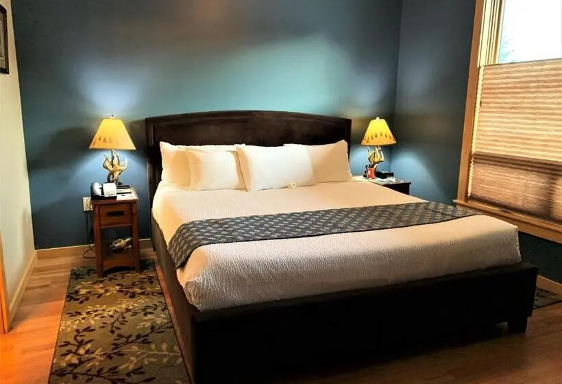 キングサイズベッドのスタンダードルーム, Twisp River Suites