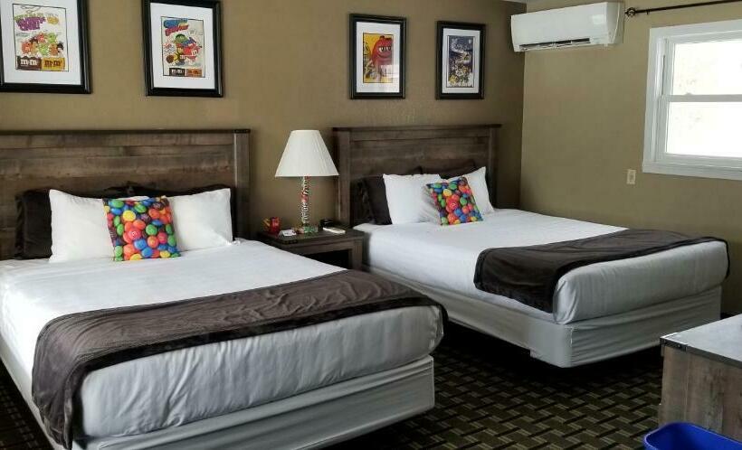 스탠다드 룸 더블 침대 2개, Middlebury Sweets Motel