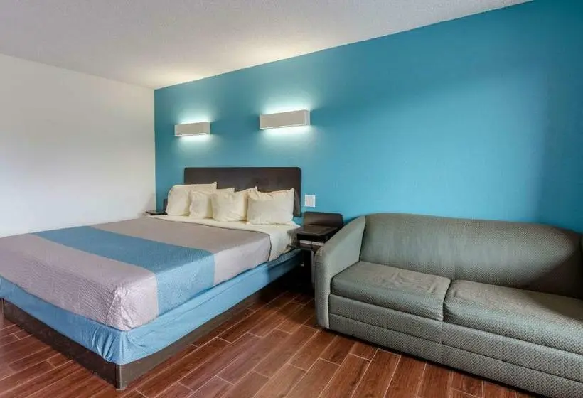 キングサイズベッドのスタンダードルーム, Motel 6 Lexington, Va
