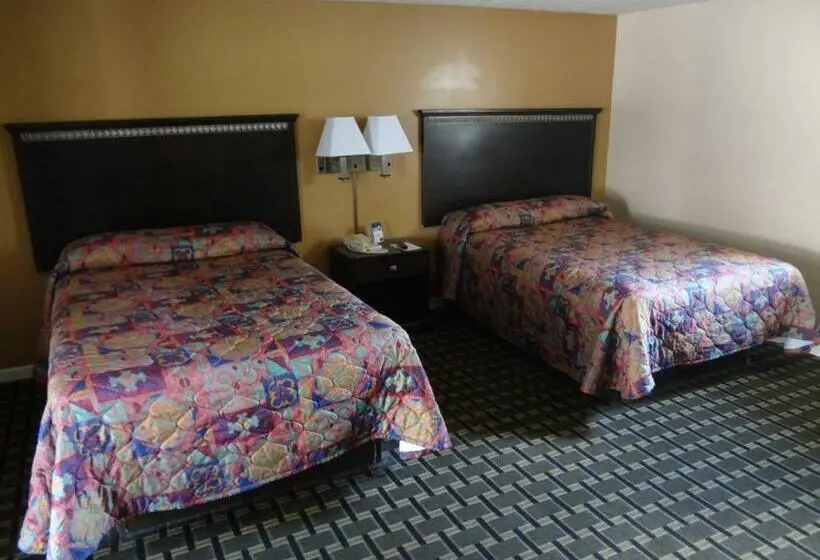 ２ダブルベッドのスタンダードルーム, Budget Inn Columbus