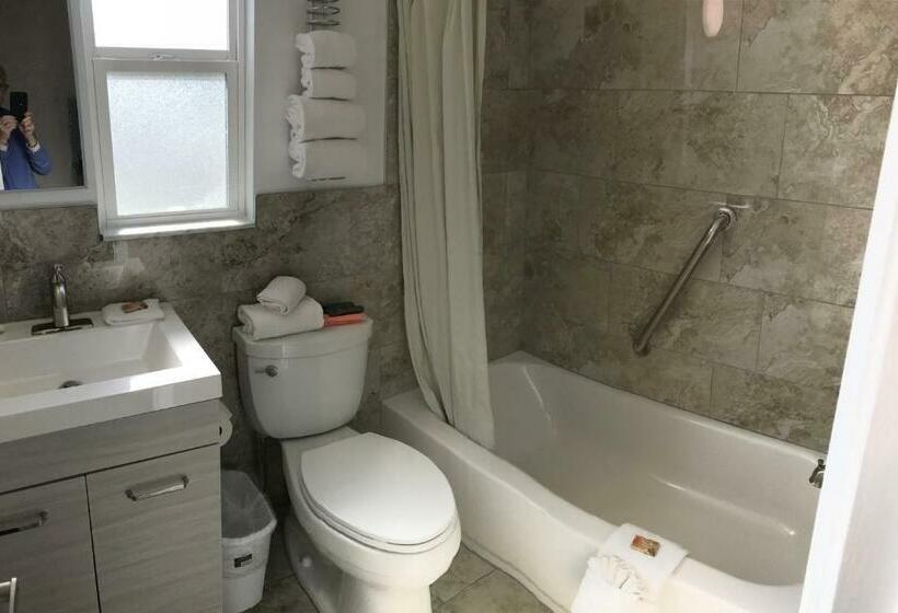 غرفه قياسيه سريرين مزدوجين, Carlton House Motel And Suites