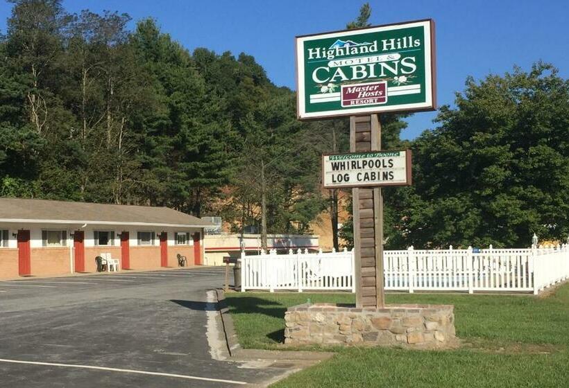 غرفه قياسيه سريرين مزدوجين, Highland Hills Motel & Cabins
