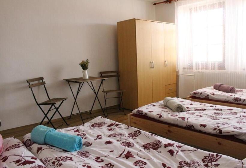 חדר סטנדרט לארבעה, Penzion Bulhary S Vinným Sklepem