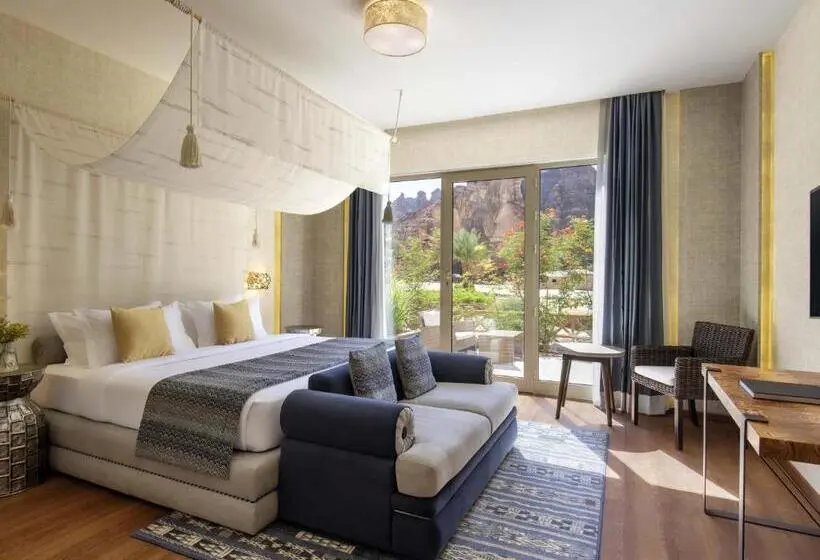 キングサイズベッドのデラックスルーム, Shaden Resort Al Ula, Managed By Accor