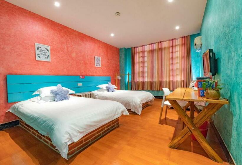 Номер Deluxe, Chengdu Dreams Travel International Youth Hostel