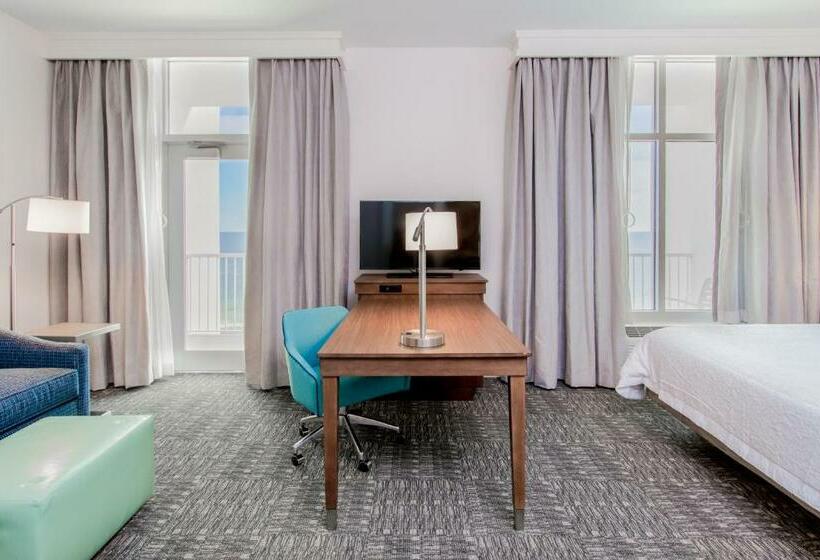 Студио Стандарт Кровать Кинг, Hampton Inn & Suites Panama City Beachbeachfront