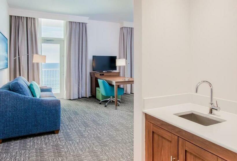 Студио Стандарт Кровать Кинг, Hampton Inn & Suites Panama City Beachbeachfront