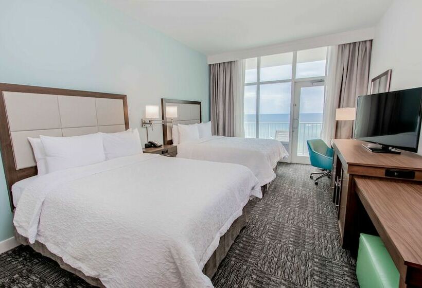 Номер Стандарт 2 Двуспальные Кровати, Hampton Inn & Suites Panama City Beachbeachfront