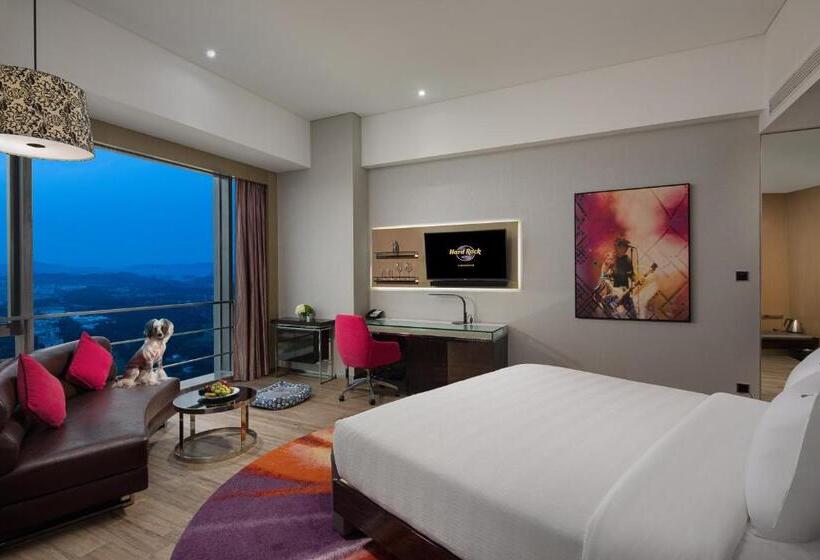 חדר דחוקס עם מיטת קינג, Hard Rock Hotel Shenzhen