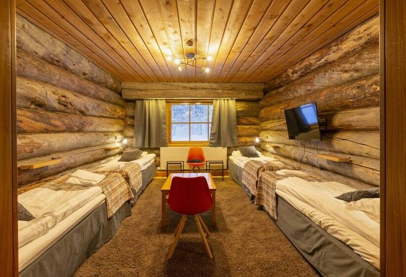 Номер Стандарт Четырехместный Совместный Санузел, Kuukkeli Log Houses Aurora Resort
