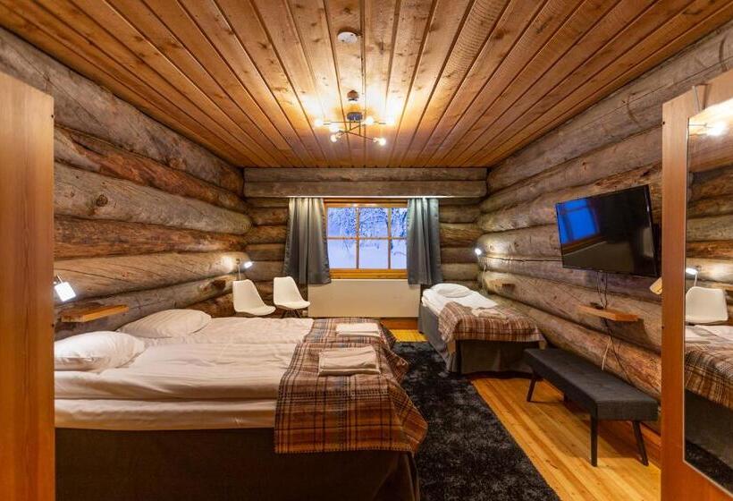 스탠다드 트리픔 룸 공동욕실, Kuukkeli Log Houses Aurora Resort