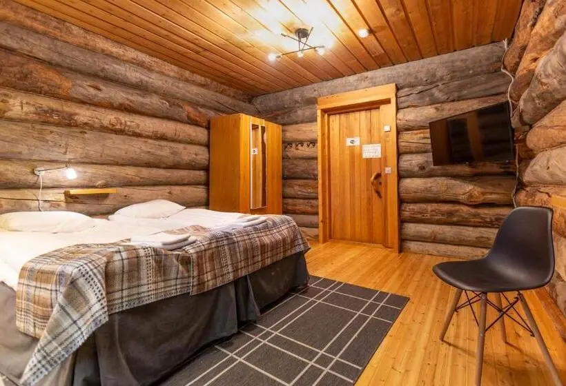Standard-huone Jaettu Kylpyhuone, Kuukkeli Log Houses Aurora Resort