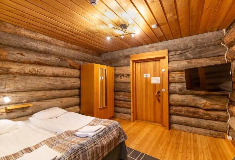 Standard-huone Jaettu Kylpyhuone, Kuukkeli Log Houses Aurora Resort