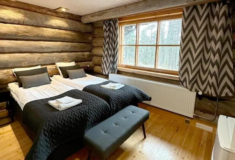 Standard-huone, Kuukkeli Log Houses Aurora Resort
