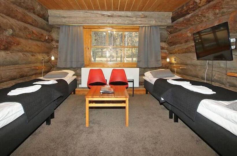 Номер Стандарт Четырехместный Совместный Санузел, Kuukkeli Log Houses Aurora Resort