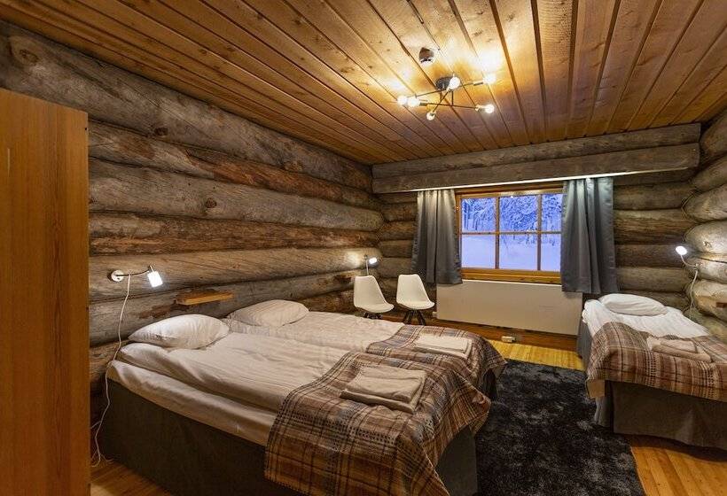 스탠다드 트리픔 룸 공동욕실, Kuukkeli Log Houses Aurora Resort