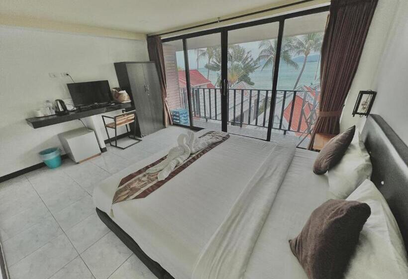 غرفة قياسية مطلّة علي البحر مزوَّدة بشُرفة, The Shore Samui