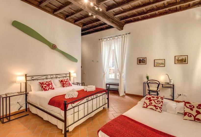 חדר דלוקס לארבעה, Piccolo Trevi Suites