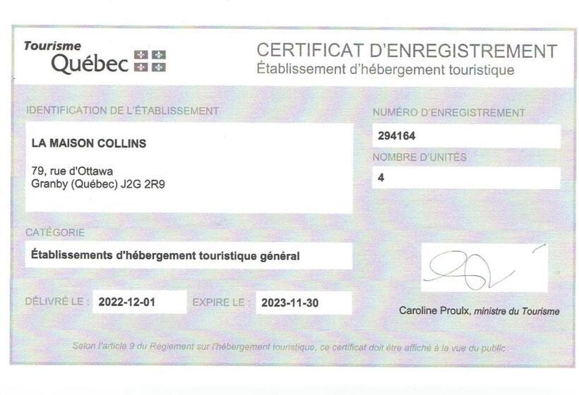 חדר סטנדרט, La Maison Collins B&b