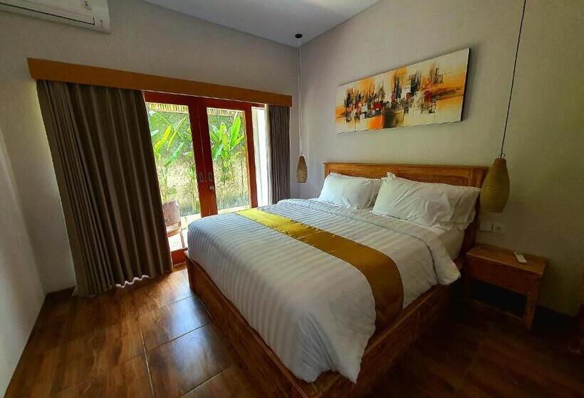 חדר סטנדרט עם מרפסת, Graha Shanti Guest House