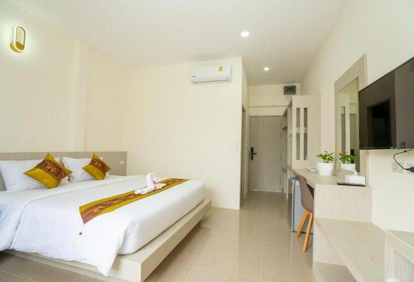 스탠다드 룸 킹사이즈 침대, Puean Chang Resort Phuket