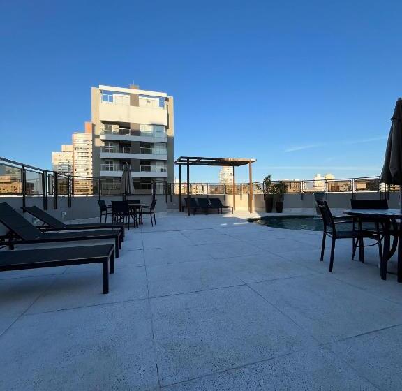 バルコニー付き１ベッドルームアパートメント, Flat No Gonzaga   Santos