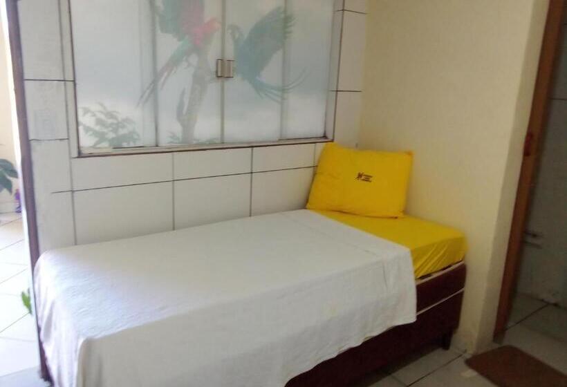 غرفة قياسية مزوَّدة بشُرفة, Pousada Casa Amarela Arara