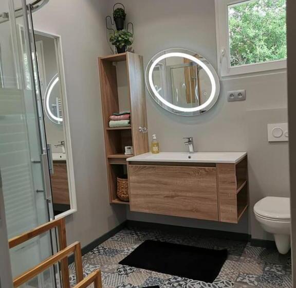 带花园景观的标准工作室, La Véthinoise