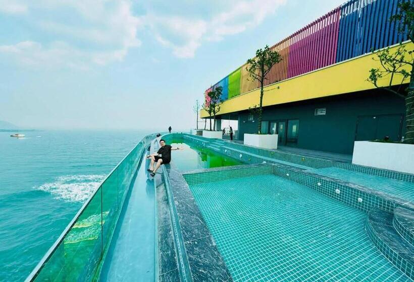 آپارتمان 1 خوابه با چشمانداز دریا, Flamingo Ibiza Hải Tiến Ib527