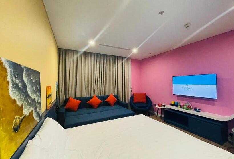 آپارتمان 1 خوابه با چشمانداز دریا, Flamingo Ibiza Hải Tiến Ib527