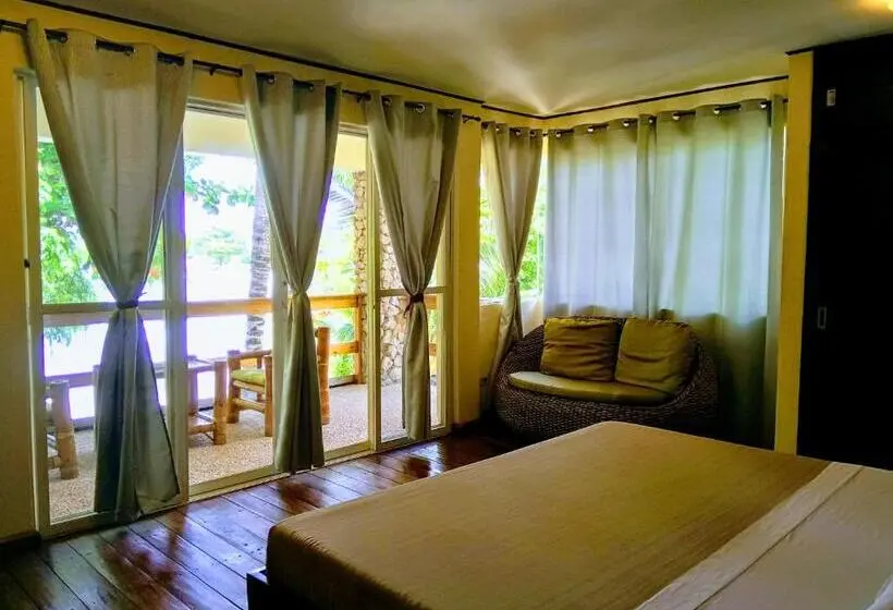 オーシャンビュースタンダードルーム, Angelina Beach Resort & Italian Restaurant Malapascua