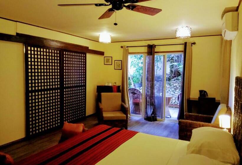 标准房带园景, Angelina Beach Resort & Italian Restaurant Malapascua