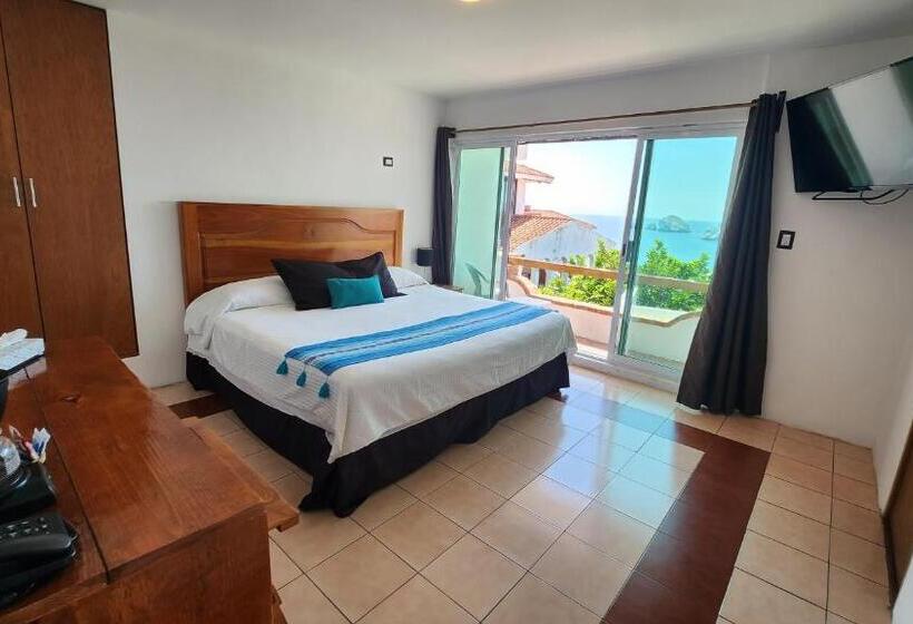 اتاق استاندارد با تخت بزرگ, Hill House Mazatlan   Bed & Breakfast