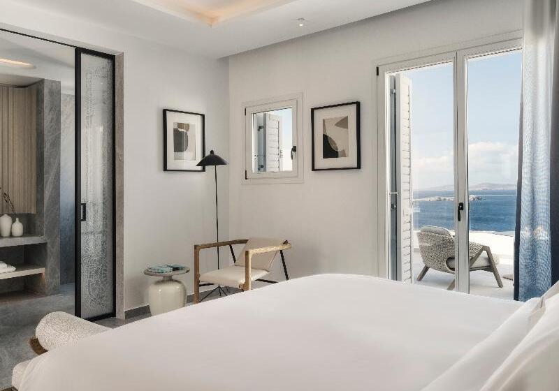 스탠다드 룸 바다 전망, Deos Mykonos   A Myconian Collection