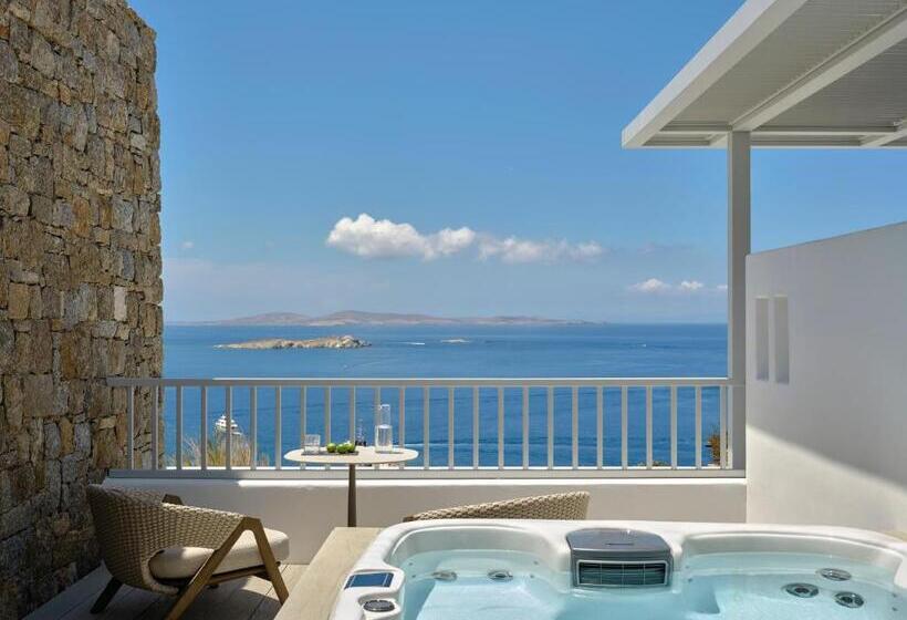스탠다드 룸 바다 전망, Deos Mykonos   A Myconian Collection
