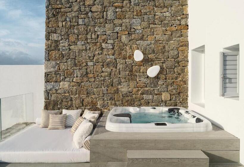 스탠다드 룸 바다 전망, Deos Mykonos   A Myconian Collection