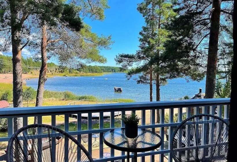 اتاق استاندارد با بالکن و چشم‌انداز دریا, Beach Hotel Santalahti