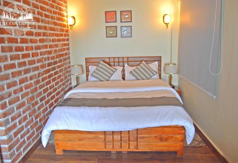 キングサイズベッドのスタンダードルーム, The Coverpage Boutique Stays Mussoorie