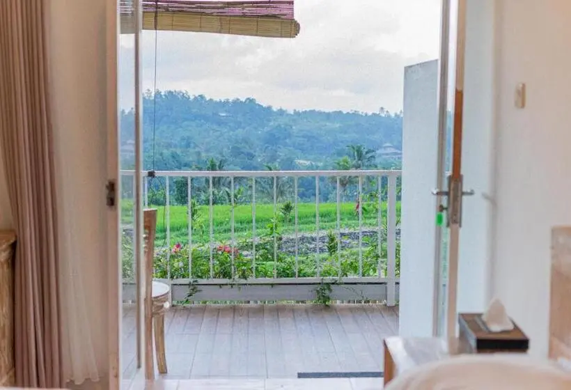 デラックスルーム, Jatiluwih Santya Loka Lodge & Twin Waterfall Managed By Manara