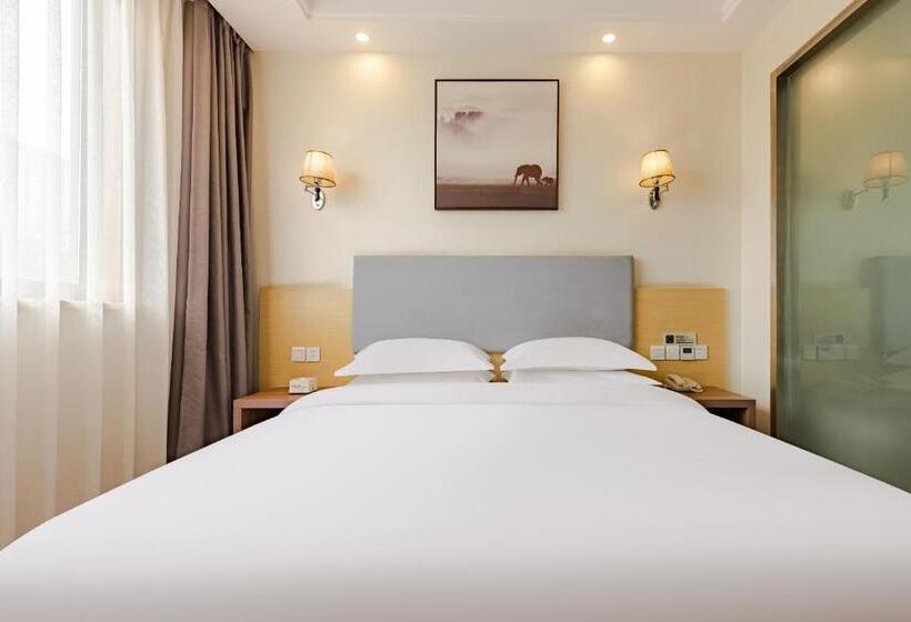 חדר דחוקס עם מיטת קינג, Chengdu Luhu