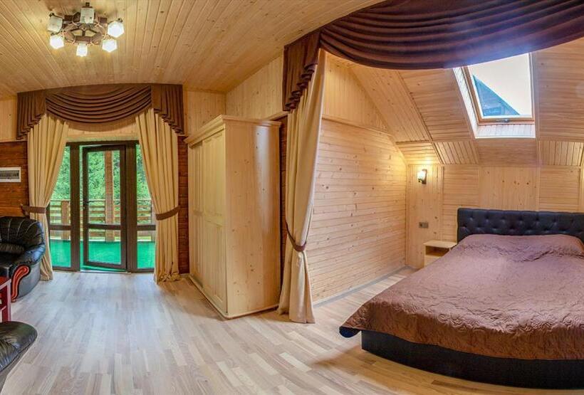 سوییت با چشمانداز کوه, Karpatski Dzherela