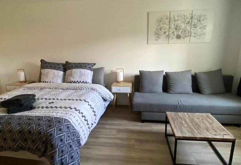 اتاق استاندارد با چشم‌انداز استخر, Chez Odette Cypres De Provence