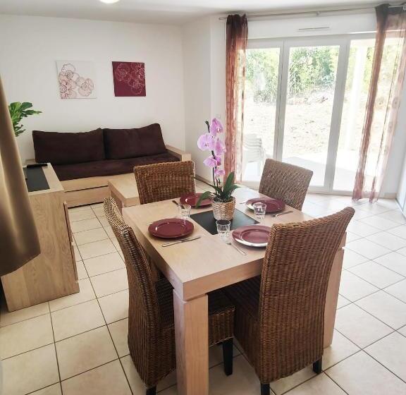 شقة غرفة واحدة مزودة بتراس, Le Manon Résidence