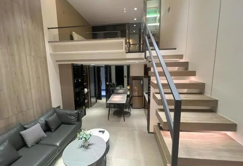 اتاق لوکس, Zhongshan Perth Hotel Apartment   Shiqi Wanxianghui Branch
