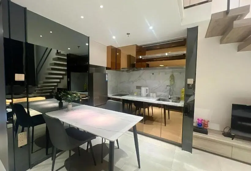 اتاق لوکس, Zhongshan Perth Hotel Apartment   Shiqi Wanxianghui Branch