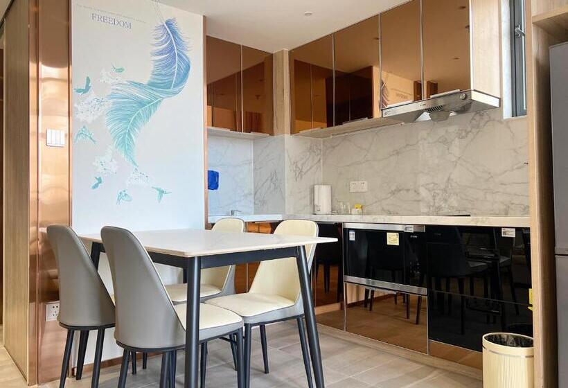 Номер Deluxe, Zhongshan Perth Hotel Apartment   Shiqi Wanxianghui Branch