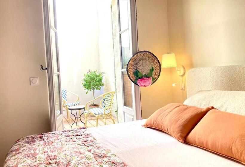 اتاق استاندارد با تراس, Le Petit Avignon   Chambres & Appartement à Deux Pas Du Pont D Avignon Et Du Palais Des Papes