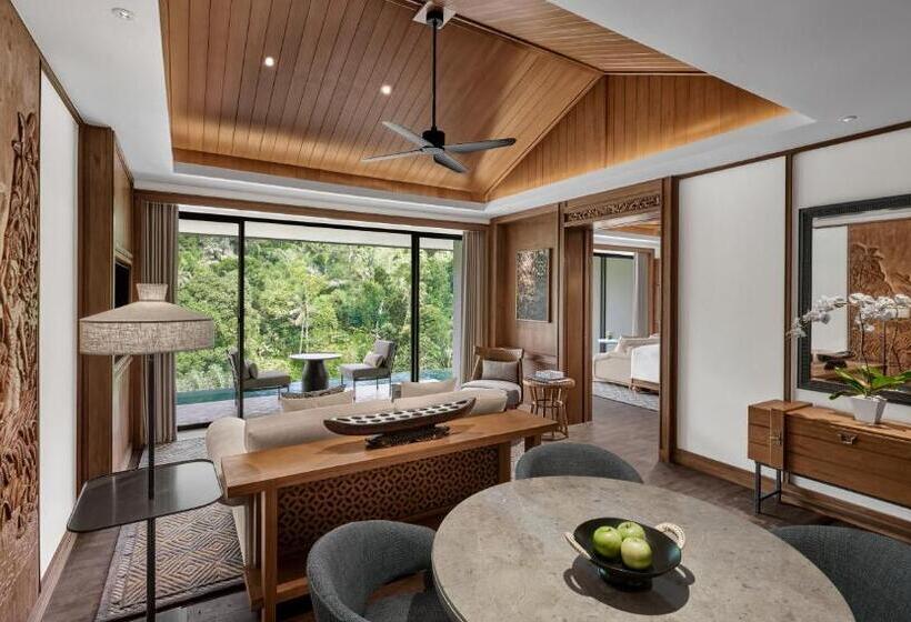 וילה עם חדר שינה אחד ובריכת שחיה, Anantara Ubud Bali Resort
